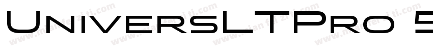 UniversLTPro 550bliq字体转换